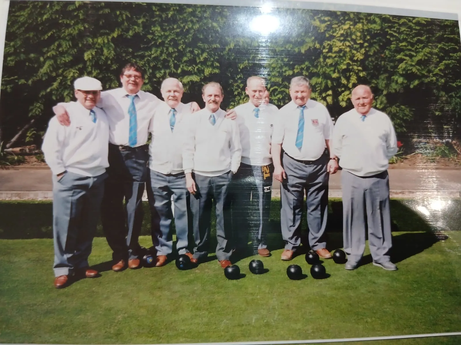 A team on the green, from the club archive